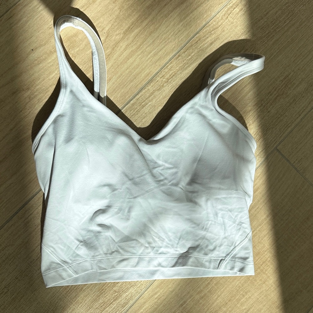 Lululemon Athletica White Sports Bra